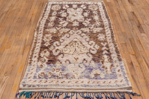 Vintage Moroccan Runner Rug (3' x 7')